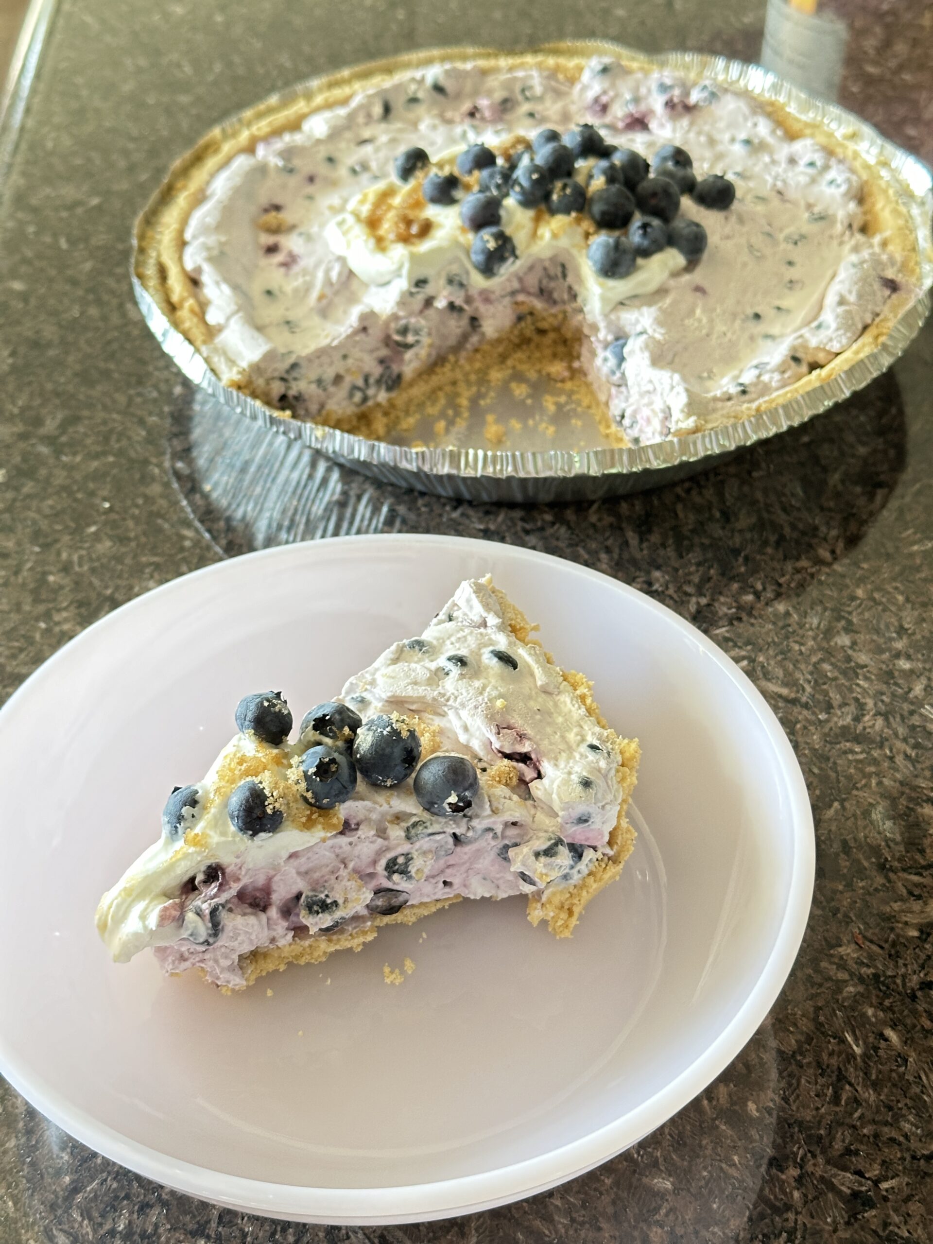 Blueberry Creme Pie